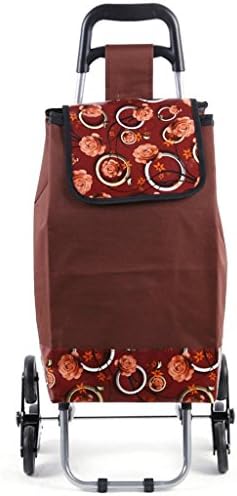 MOXIN Shopping cart - supermarket portable pull car home folding push cart , 35l