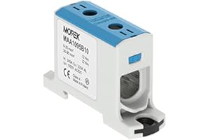 PREIS-ZONE Morek 3873 - Terminal de conexión principal (6-95 mm², 1P OTL 95), color azul