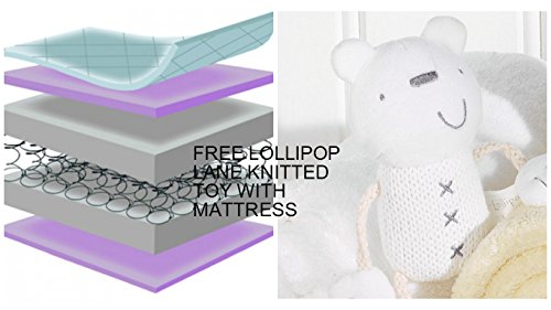 BABY REX ® EXTRA THICK FULLY SPRUNG COT BED MATTRESS 140 *70 *13 CM / FIT400 MAMAS & PAPAS