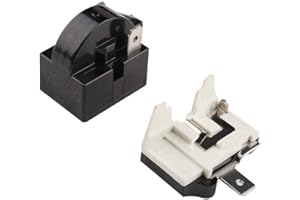 color tree 15 Ohm 2 broches Réfrigérateur PTC Relais démarrage + 1/2HP 375W Protecteur de surcharge thermique du compresseur