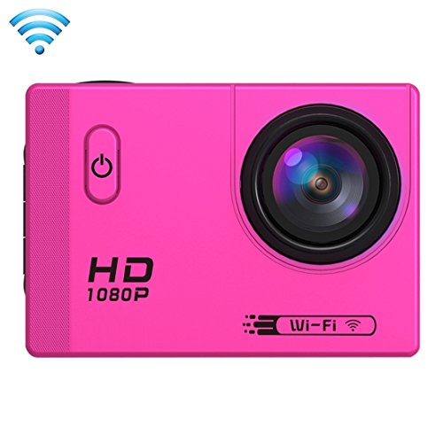 spécification SUNSKY F71 2.0 pouces écran 1080P 170 degrés Grand Angle WiFi Sport Action Camera Caméscope avec Case Boîtier étanche, Soutien 32Go carte Micro SD, sortie HDMI ( Color : Magenta )