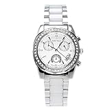 Stella Maris Damen-Armbanduhr Analog Quarz Premium Keramik Diamanten - STM15L9
