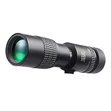 7-17 lente de gran ampliación: El telescopio monocular dispone de un amplio campo de visión (lente de 30 mm) y 17 aumentos para una visión clara.