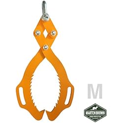Martenbrown® Pinces de chargement de bois Je tire Je bûcherons I Pinces [force de traction: 1000 kg] Pinces de rangement Pinces de bois I Pinces de bois I Pinces de levage I Pince de foresterie