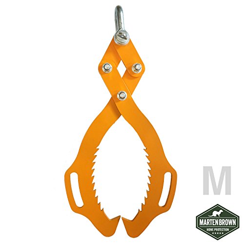 Martenbrown® Pinces de chargement de bois Je tire Je bûcherons I Pinces [force de traction: 1000 kg] Pinces de rangement Pinces de bois I Pinces de bois I Pinces de levage I Pince de foresterie