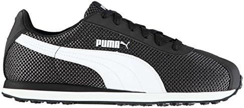 Puma Turin Mesh Trainers Mens Black/White Athletic Sneakers Shoes (UK11) (EU46) (US12)