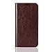 Price comparison product image DENDICO iPhone XR Case, Premium Leather Wallet Phone Case, Flip Folio Protective Case Shockproof Cover for Apple iPhone XR - Brown