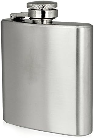 6oz Hip Flask - Ideal Wedding/Usher/Birthday Present. Supplied with Charles Hendon Gift Pouch…