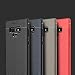 Produktbild Handy schützen, Hülle Für Samsung Galaxy Note 9 / Note 8 Geprägt Rückseite Solide Weich PU-Leder für Note 9 / Note 8 für Samsung (Farbe : Dunkelblau, Kompatible Modellen : Galaxy Note 8)
