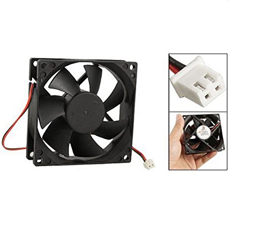 AoE Performance12V Black 80mm Square Plastic Cooling Fan For Computer PC Case