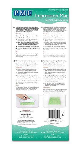 PME Prägematte in elegantem Wellen-Design - 2