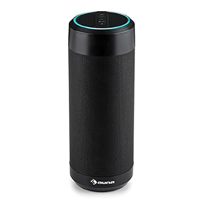 auna Intelligence Tube • enceinte Bluetooth • assistant vocal Alexa • commande vocale ou contrôle via application • d’après IPX4 étanche • haut-parleur Bluetooth • Wifi • puissance: 6 Watt RMS • noir