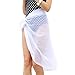 TopTie Swimwear Sarong, White Cover-up