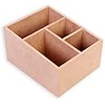 Little Birdie MDF Box for Art and Craft for Storage | Wooden Box for Storage,Jewellery| Multi Compartment Table Organizer L17 X W14cm 5.5mm |Small Wooden Drawer Cabinet Organizer Box