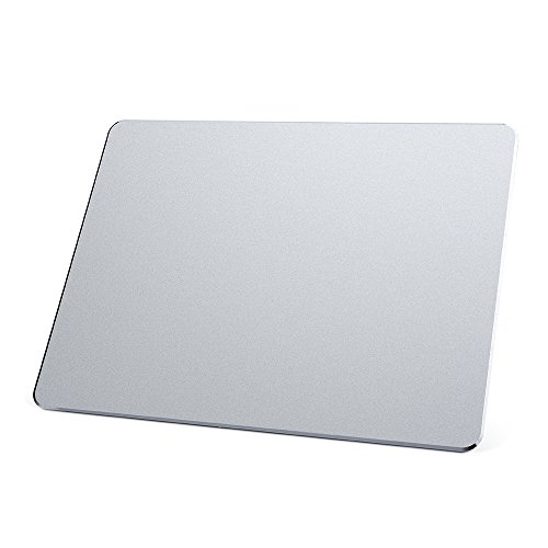 Alfombrilla para rat  n para videojuegos  base de goma antideslizante  superficie de aluminio para control r  pido y preciso  Compatible con cualquier Velocidad Dpi y cualquier rat  n l  ser   ptico de gamer o escritorio  color plateado