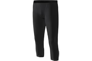 Hotfiary Youth Boys 3/4 Compression Leggings Pantalon de Basket-Ball Sport Running Tights Athletic Baselayer Quick Dry 6-15 Ans