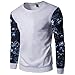 Produktbild Sweatshirt Herren Winter Btruely Langarmshirt Patchwork Jumper Sports Pullover Männer Outwear Rundhals Hemden