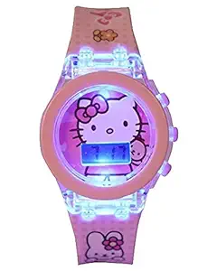 Mashoor Party Maker Hello Kitty / Frozen / Princess Digital Led Glowing Watch for Girls (assorted)