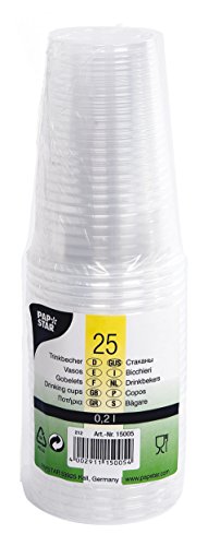 Preisvergleich Produktbild PAPSTAR Trinkbecher Einweg 25 teilig