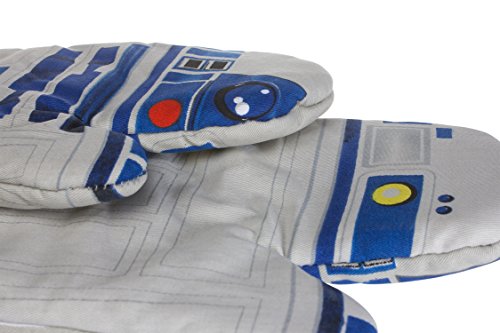 Star Wars „Ich bin D2“ Ofen Handschuhe, Stoff, Mehrfarbig, RJ45 - 3