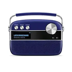 Carvaan Saregama Premium Marathi - Portable Music Player with 5000 Preloaded Songs, FM/BT/AUX (Royal Blue)