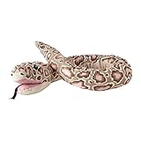 Diese riesige Pythonschlange will gerne richtig fest umarmt werden. In der Natur wird ihr geschmeidiger Körper bis zu 7 Meter lang.