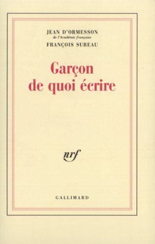 couverture de : Gar&ccedil;on de quoi &eacute;crire