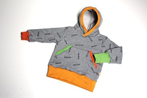 Kids Baby Hooded Sweatshirt - Handmade - Unisex - Pencils