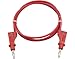Produktbild Messleitung Messkabel 4 mm Bananenstecker 1 m rot