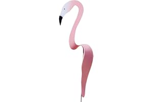 Tianbi Swirl Bird Garden Decoration, Handmade Flamingo Wind Spinner, Slight Garden Breeze Bird,Wind Sculptures Art Decorations for Patio Yard Outdoor Pond Pool Fountain