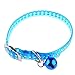 Produktbild Verstellbarer PVC-Welpe Hund Katze Halsband Halskette mit Bell für Pet innerhalb von 7,5 kg blau