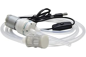 Jieotwice Mini elektrische Weinpumpe Home Tragbare Wein Sauger Ausrüstung für Weinherstellung mit USB-Anschluss