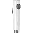 BonKaso HF-1045 WF CP ABS Plastic 360 Degree Rotation Health Faucet, Chrome, Chrome Finish - Jet Spray for Toilet (Pack of 1) (Faucet ONLY Without Hose Pipe)