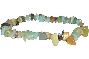 BEST PRICE TRADING Natural Chip Bead Crystal Healing Chakra Gemstone Bracelet Protection Gem Stone