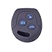 KMH Silicone Key Cover for ford Fiesta 3 Button Remote Key (Black with Blue) RS.199.00
