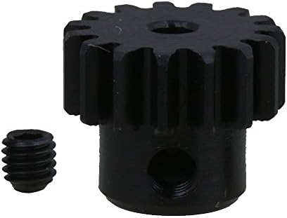 Mxfans Black Upgrade A580058 15T Motor Pinion Gear for WL RC1:18 A959 A969 A979 k929 Model Car