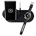 Price comparison product image Bibao 2 in 1 Fast Wireless Charging Charger Pad Dock Holder,Detachable, Use On Samsung Galaxy Note 8 Note 9 S9/S8/Samsung Galaxy Watch (Black)
