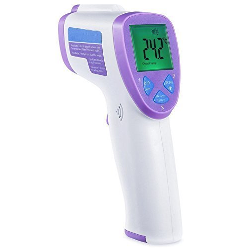 Preisvergleich Produktbild Kontaktloses Infrarot Stirnthermometer Fieberthermometer Köperthermometer Temperature für Baby und Haushalt