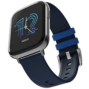 boAt Watch Matrix with 1.65? AMOLED Display, Always On Mode, Slim Premium Design, Heart Rate & SpO2 Monitoring, Your own Health Ecosystem & Multiple Sports Modes, 3ATM Water Resistance(Ocean Blue)