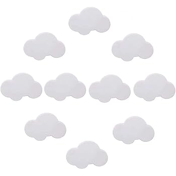 Childrens Kids Room Set Of 3 Home Kitchen Smiling Cloud Moon