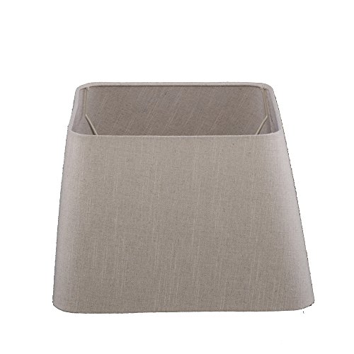 Lampenschirme Vierkant Rund Leinen Natur Beige TL 50-45-33