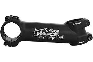 CYSKY Attacco Manubrio 17 Gradi 31,8 60/70/80/90/100/110/120/130mm MTB Attacco Manubrio Mountain Bike per Bicicletta, Bici da Strada, MTB, BMX, Ciclismo