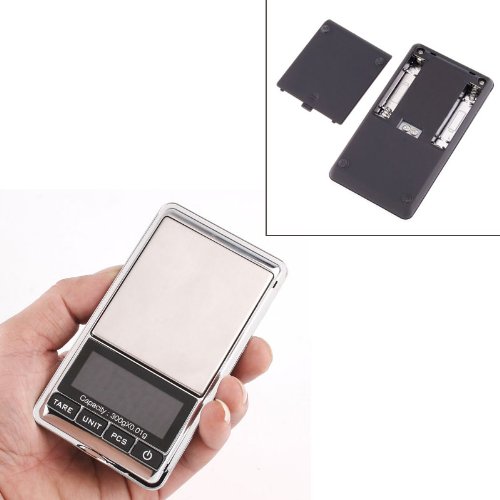 KKMOON Digitale professionelle Kalibriergewicht Präzisionswaage / Briefwage / Feinwaage / Goldwaage / Taschenwaage/Küchenwaage/ Schmuckwaage/ Münzwaage 0.01gx 300g - 2