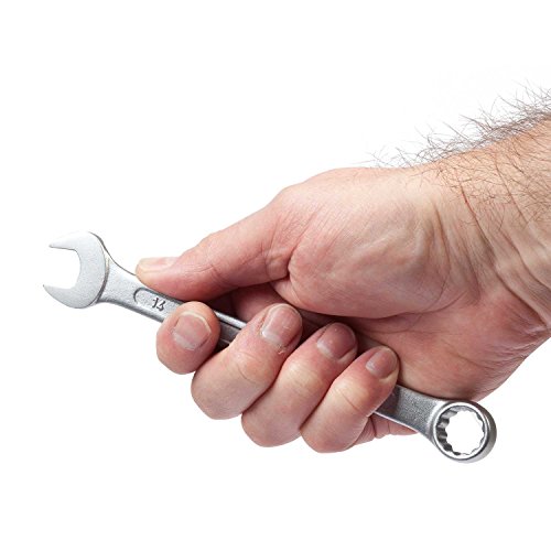 Ring-Maulschlüssel Set 8tlg. 8-19mm | WIESEMANN 80201 | Schraubenschlüssel Satz im Werkzeug Halter - 3