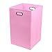 Modern Littles Folding Laundry Basket (Rose Solid Pink)