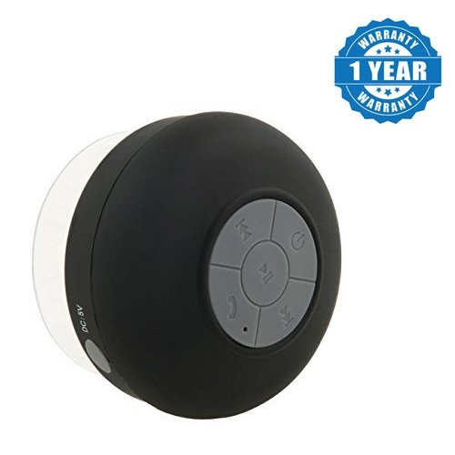 Captcha Water Proof Bluetooth Shower Speaker With Mic Wireless Portable Stereo - Best for Bath, Pool, Car, Beach, Indoor/Outdoor Use For All Android & Iphone Smartphones (One Year Warranty, Assorted Colour) RS.365 (44.00% Off) - Amazon