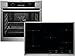 Produktbild AEG BE53889 Set Backofen BE500310WM + Induktion Glaskeramik Kochfeld HKL85510X-B