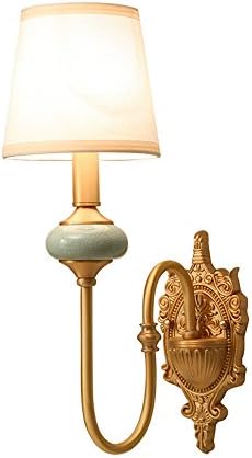 Vintage Wall Sconce Lamp Wall Lights American full copper ceramic wall lights American art minimalist Nordic bedroom bed wall lights French Ceramic wall lights