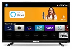 Kevin 80 cm (32 Inches) HD Ready Smart LED TV KN32A (Black) (2021 Model) | With Alexa Built-in