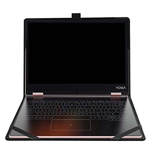 AVIDET Lenovo Yoga A12 H  lle Case Etui Tasche  Slim Fit Folio Premium PU Kunstleder Schutzh  lle Tasche Etui Smart Cover mit St  nderfunktion f  r Le